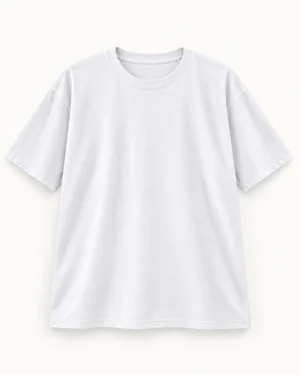 Polera oversize básica blanca