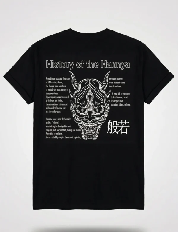 Hannya’s History – Polera Oversize Negra