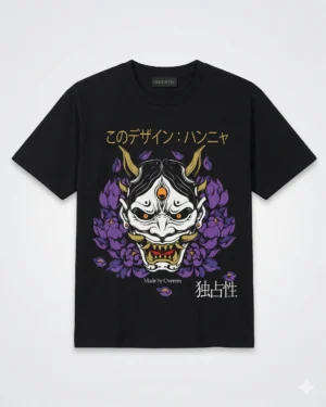 Hannya’s History – Polera Oversize Negra