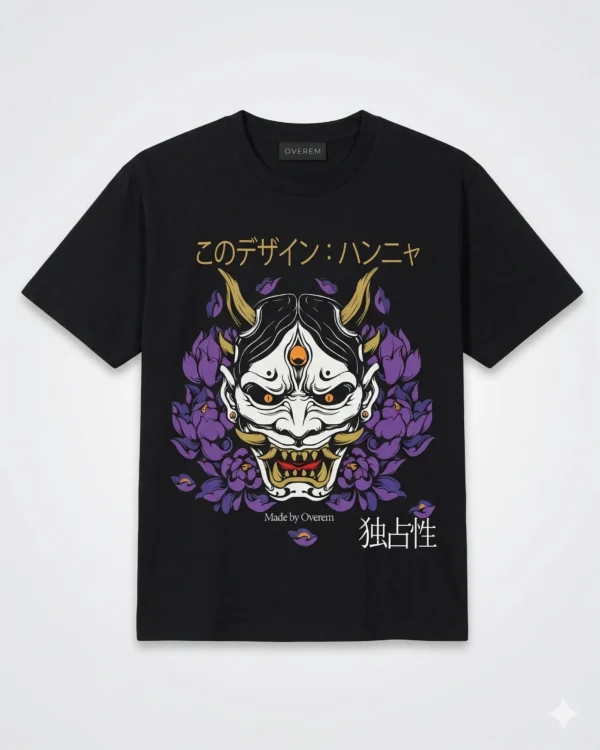 Hannya’s History – Polera Oversize Negra