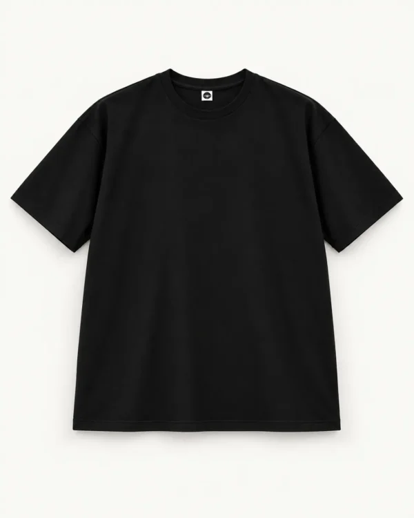 Polera Básica Oversize - Negro