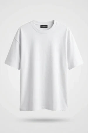 Polera Oversize Basica Blanca