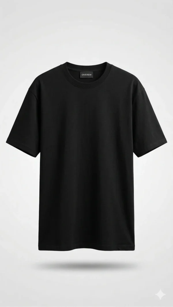 Polera Basica Oversize Negra