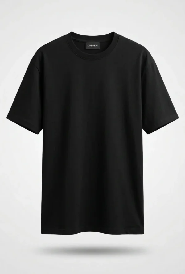 Polera Basica Oversize Negra