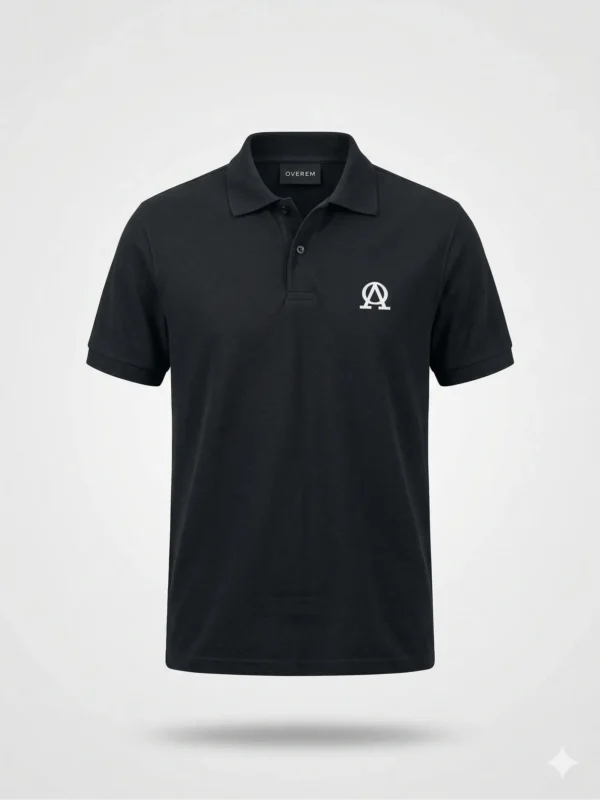 Polo Piqué Negro