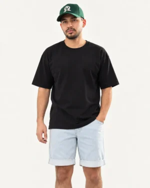 Polera oversize básica negra