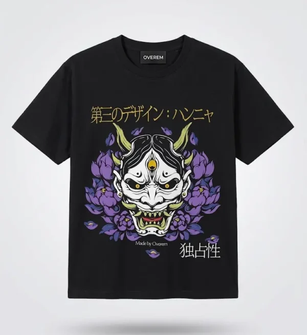 Hannya’s History – Polera Oversize Negra