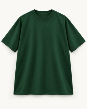 Polera oversize básica verde
