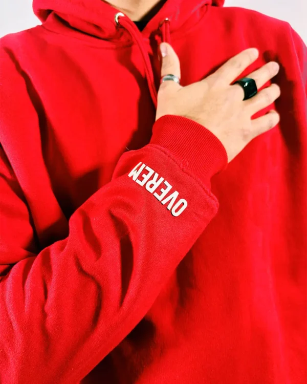 Mesa de trabajo 10 Hoodie Clásico - Rojo