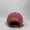 Mesa de trabajo 6 Gorra Básica Vintage - Rojo Apagado
