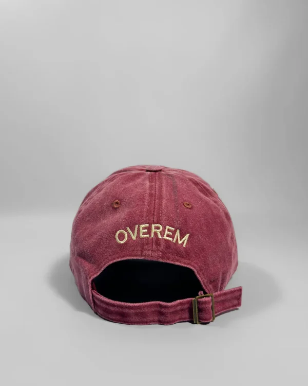Mesa de trabajo 6 Gorra Básica Vintage - Rojo Apagado