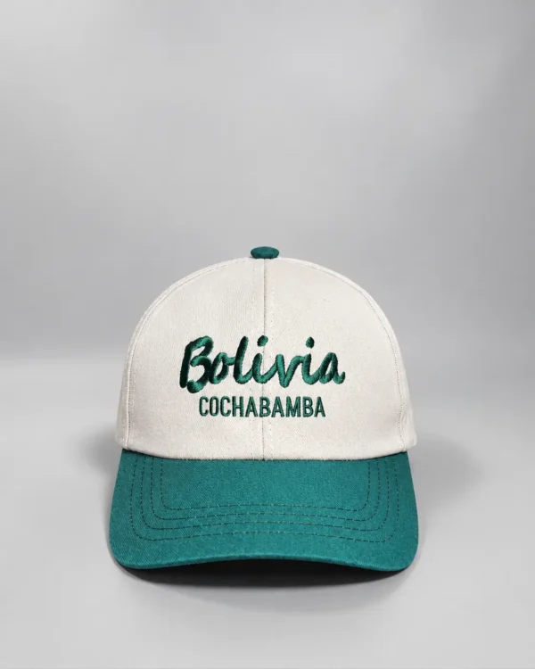 3041add4-8167-4762-9087-6ba6721839e4 Gorra "Bolivia Cochabamba" Edición Limitada - Crema y Verde Botella