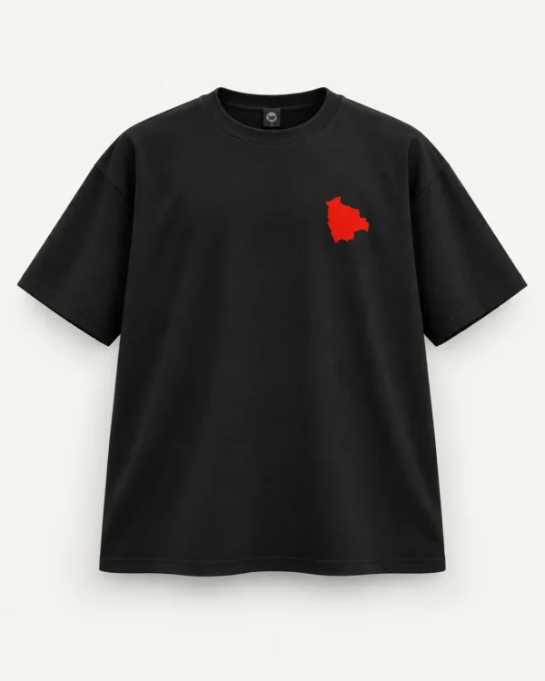 6f824112-8ffb-4ad9-a430-4275680e4553 Polera Oversize "Make Bolivia Great Again" - Negro