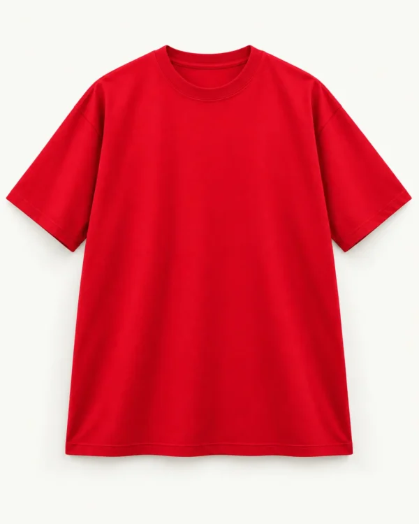 16586c5c-0176-4351-8a6e-8a8bc26aae47 Polera oversize básica roja