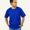 Polera oversize básica azul