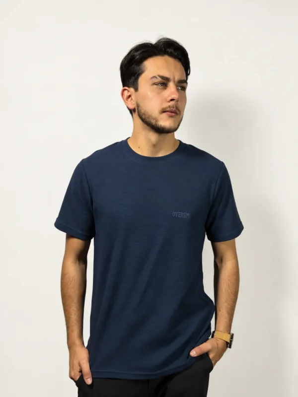 4eda8c17-3361-48c1-acaa-c582056039dd Polera clásica de tela galleta azul