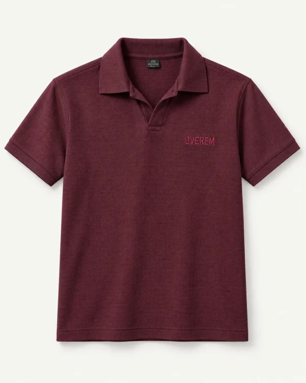 Polo de tela galleta vino