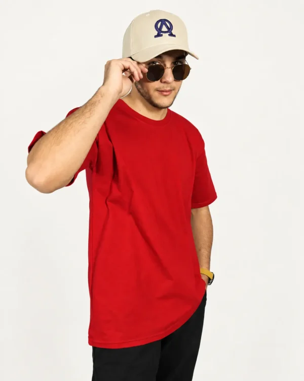 c2643388-31c9-43a5-92c6-beafa90d7a1c Polera oversize básica roja