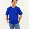 Polera oversize básica azul